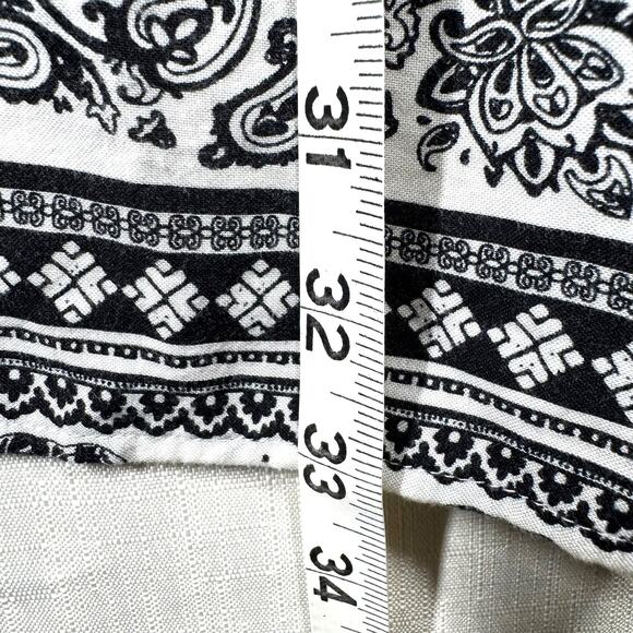 FOREVER 21 Paisley Duster Plus Size 1X Elephant Neutral Thailand Boho Hippie - Picture 8 of 8